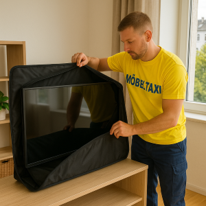 Transportverpackung für Ihren Fernseher 